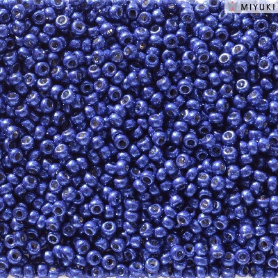 Rocailles 11/0 Duracoat Galvanized Navy 5111 sachet de 10gr par Miyuki.Environ 1100 perles.Couleur Marine.