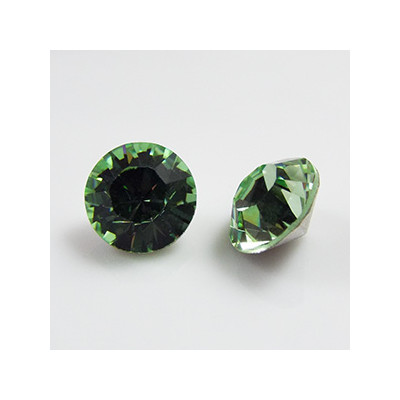 Cabochon rond SS39 8mm Chrysolite (x1)