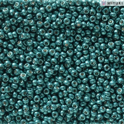 Rocailles 11/0 Duracoat Galvanized Poseidon Blue 5115 sachet de 10gr par Miyuki.Environ 1100 perles.Couleur Poseidon Blue.