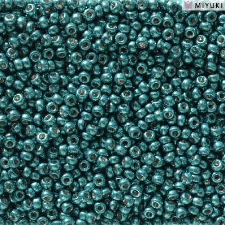 Rocailles 11/0 Duracoat Galvanized Poseidon Blue 5115 sachet de 10gr par Miyuki.Environ 1100 perles.Couleur Poseidon Blue.