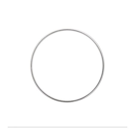 Anneau Rond 40mm en Acier Inoxydable, vendu à l'unité, couleur Acier, origine Europe.