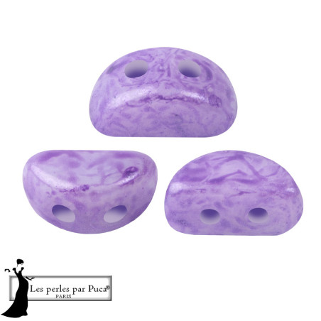 kos Mishmash par Puca Violet, sachet de 5gr, environ 45 perles, couleur Violet.