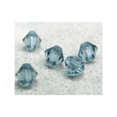 Perle toupie en cristal Swarovski 5301 5mm Indian Sapphire (x10)