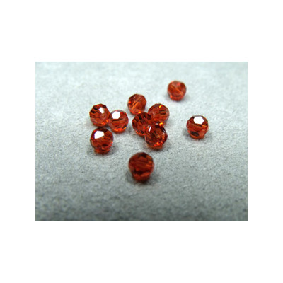 Ronde Swarovski 5000 4mm Indian Red (x10)