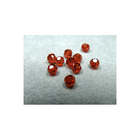 Ronde Swarovski 5000 4mm Indian Red (x10)