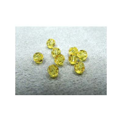 Ronde Swarovski 5000 4mm Light Topaz (x10) Ronde Swarovski 5000 4mm Light Topaz (x10)
