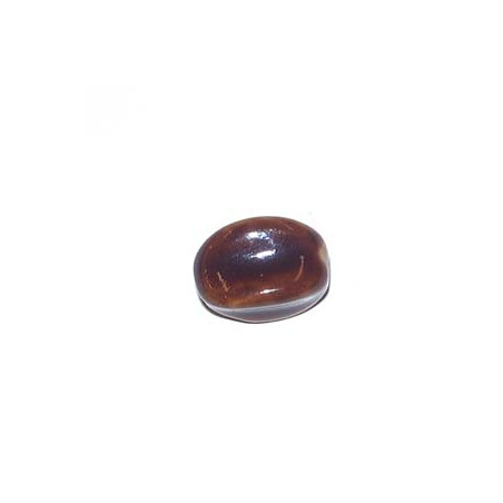 Céramique olive carrée Marron foncé 16X14mm(x1)