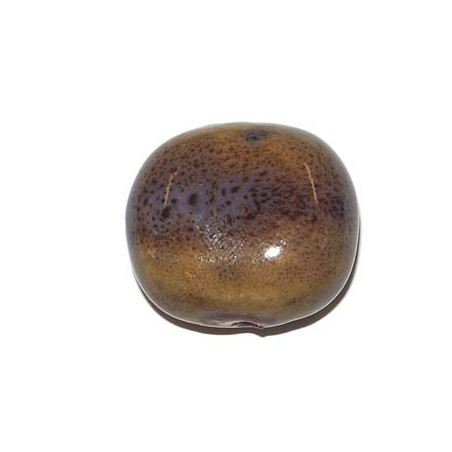 Céramique coussin Marron clair 30X27mm(x1)