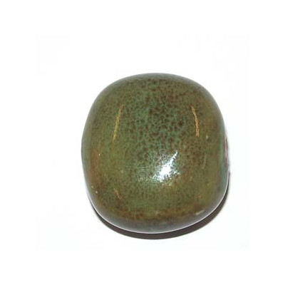 Céramique coussin Vert 30X27mm(x1)