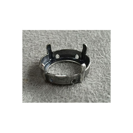 Sertissure Vieil Argent pour 1122 14 mm (X1)