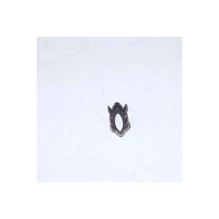 Sertissure Vieil Argent pour 4200 et 4235 10X5 mm (X1)