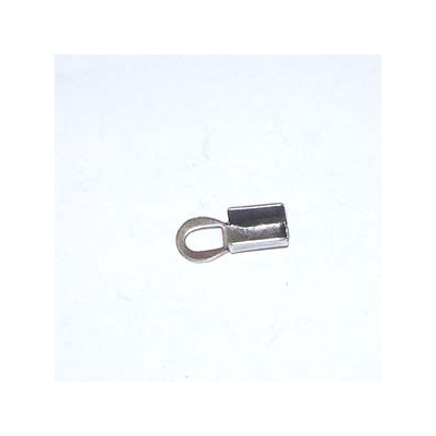 Embouts Pince 8x4mm Vieil Argent (x10) 