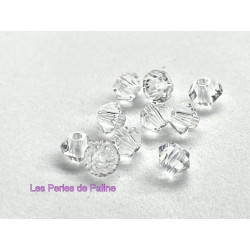 Toupies 3mm Crystal - réf.5328 Xilion 12132 (x20)