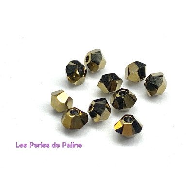 Toupies 3mm Crystal Dorado 2X - réf.5328 Xilion (x20)