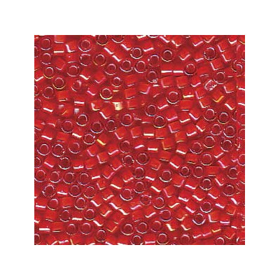 DB1780 Delicas 11/0 White lined Flame Red AB (x boite de 5gr) DB1780 Delicas 11/0 White lined Flame Red AB (x boite de 5gr)