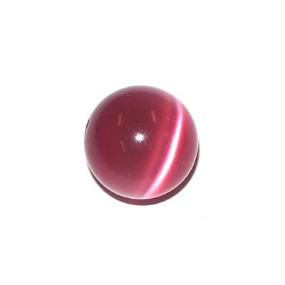 Ronde Oeil de Chat Rose 20mm