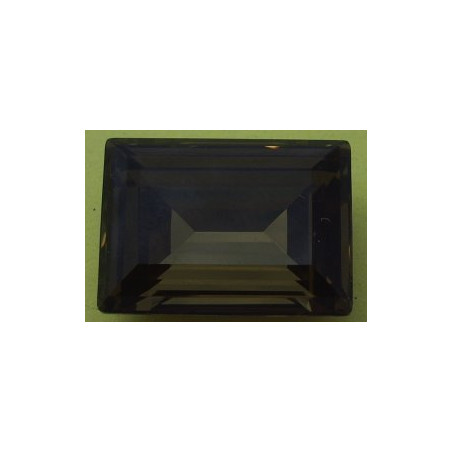 Cabochon step cut 4527 18x13mm Smoky Quartz (x1)