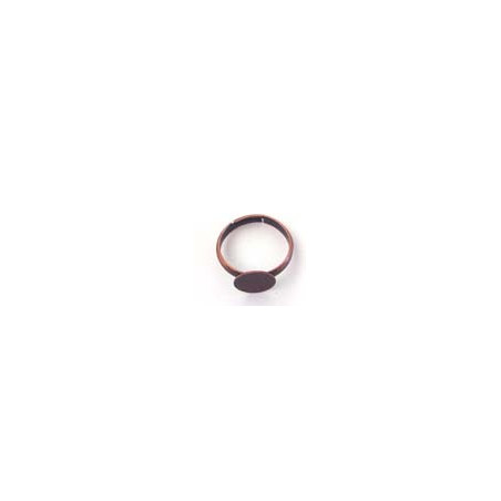 Bague plateau 10mm Cuivre(x1)