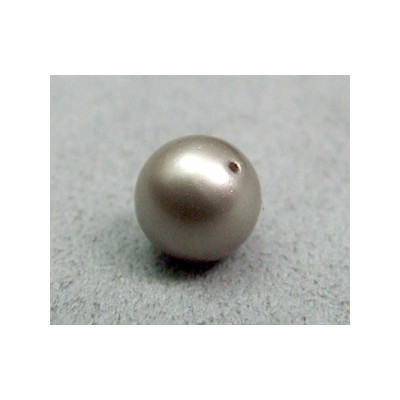 Perle ronde 8mm nacrée Swarovski Platinium (x5)