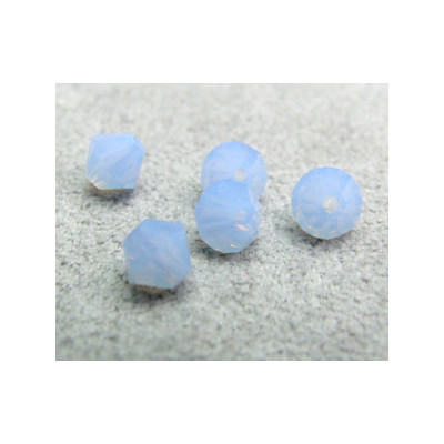 Perle toupie en cristal Swarovski 5301 5mm Air Blue Opal (X10)