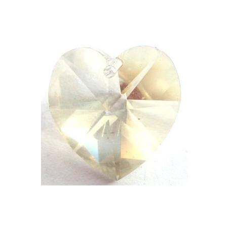 Coeur Swarovski 18mm Silver shade (X1)