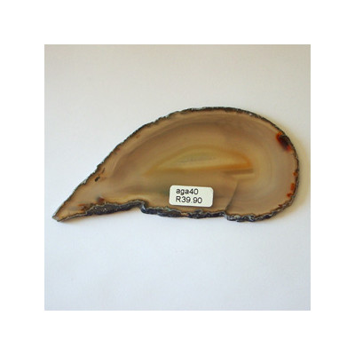 Tranche d'Agate Ref. 40 / Taille 12 par 6cm