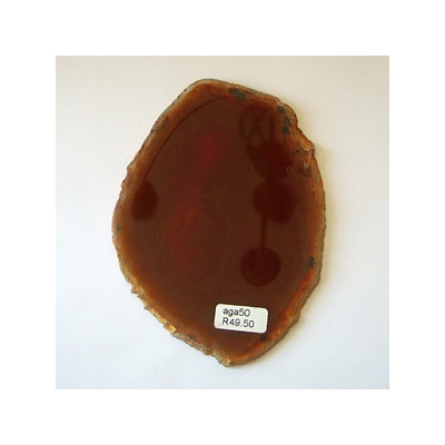 Tranche d'Agate Ref. 50 / Taille 13 par 9 cm