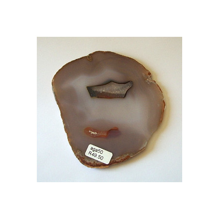 Tranche d'Agate Ref. 50 / Taille 10.5 par 10 cm