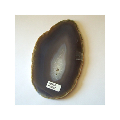 Tranche d'Agate Ref. 50 / Taille 13.5 par 8 cm