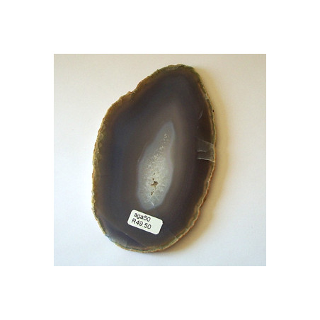 Tranche d'Agate Ref. 50 / Taille 13.5 par 8 cm
