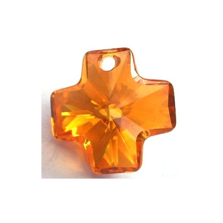 Croix Swarovski Topaz AB 2x2cm (x1)