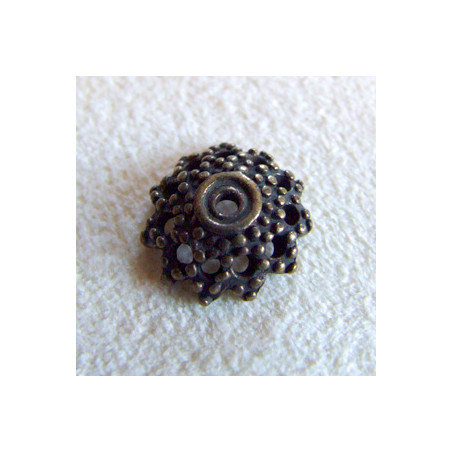 Calotte coquillage 12mm Bronze (X1)