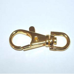 Porte clefs Doré 40mm