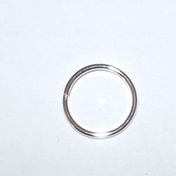 Anneau Argenté diamètre ext 12mm (x10)