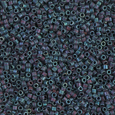DB0325 Delicas 11/0 Bleu Irisé Métal (x5gr) DB0325 Delicas 11/0 Bleu Irisé Métal (x5gr)