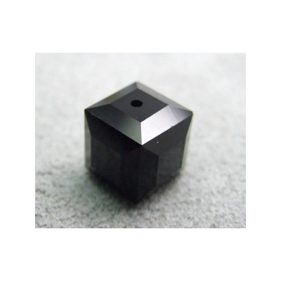 Perle cube en cristal Swarovski 5601 8mm Jet (x1)
