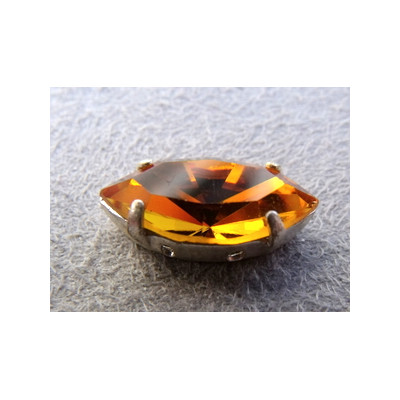 Navette sertie 15x7 Topaz (x1) Navette sertie 15x7 Topaz (x1)