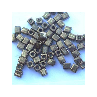 SB4-3456 Cubes 4mm Miyuki Bronze Olive (x10gr)