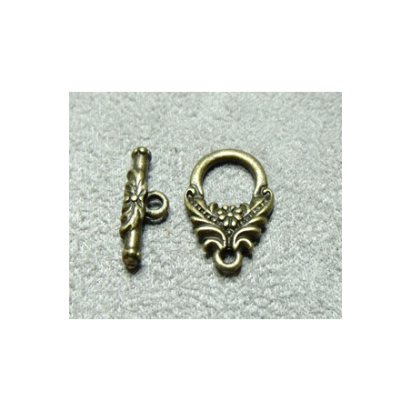 Fermoir Bronze 17X6mm (X1)