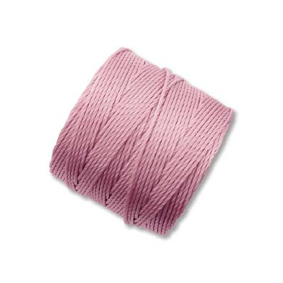 Fil S-lon Bead Cord Rose 0,7mm (X1m)