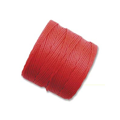 Fil S-lon Bead Cord Bright Coral 0,7mm (X1m)
