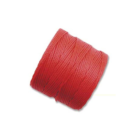 Fil S-lon Bead Cord Bright Coral 0,7mm (X1m)