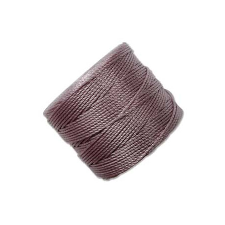 Fil S-lon Bead Cord Dark Lavender 0,7mm (X1m)