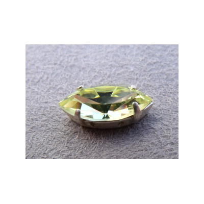 Navette sertie 15X7 Jonquille (X1) Navette sertie 15X7 Jonquille (X1)