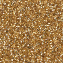 DBS-0042 Délicas 15/0 Gold Ligned Crystal (=R003) (x 5gr)