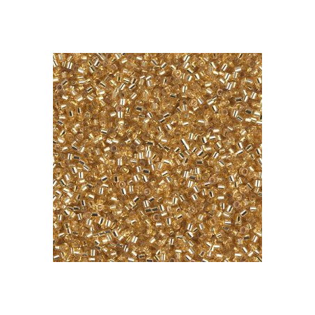 DBS-0042 Délicas 15/0 Gold Ligned Crystal (=R003) (x 5gr)