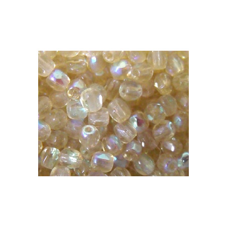 Facettes de Bohême 3mm Light Topaz AB-9702 (x100)