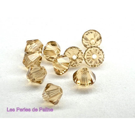 Toupies 4mm Greige - réf. 5328 Xilion (x20)