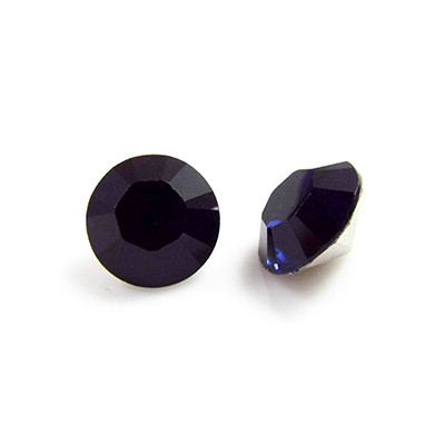 Cabochon rond ss39 8mm Dark Indigo(X1)