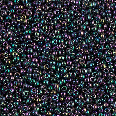 R11-0455D Rocailles 11/0 Metal Purple Green Irisé (x 10gr) R11-0455D Rocailles 11/0 Metal Purple Green Irisé (x 10gr)
